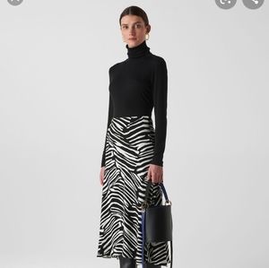 Zebra print skirt